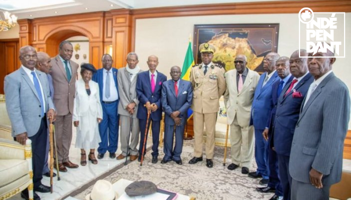 Le Comité des sages et dignitaires de la République reçu par Brice Clotaire Oligui Nguema