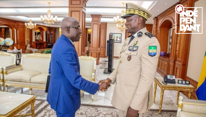 Le président de l’Assemblée nationale reçu en audience par Brice Clotaire Oligui Nguema