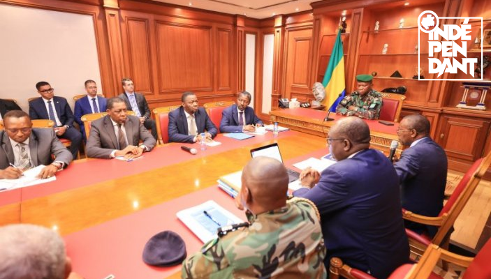 Une délégation de chefs d’entreprises chez Brice Oligui Nguema