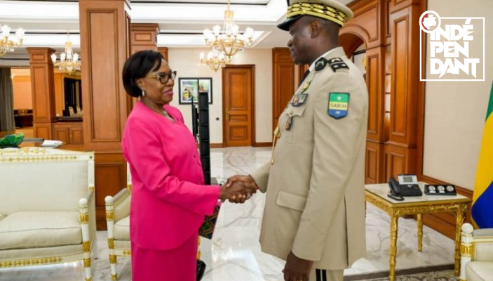 La présidente du Sénat reçue en audience par le président de transition