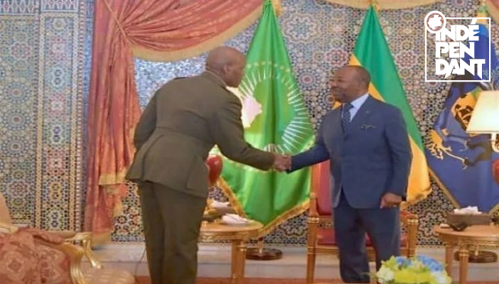 Ali Bongo s’entretient avec le général Michael E. Langley d’Africom