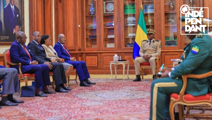 Des anciens candidats à l’élection présidentielle de 2023 reçus par Brice Oligui Nguema