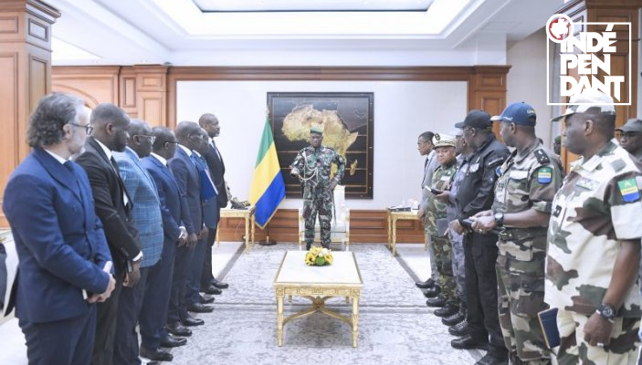 Oligui Nguema rencontre les responsables des régies financières et autres administrations de l’Etat